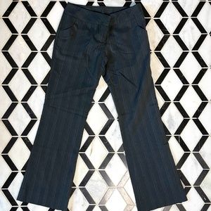 Vintage pinstriped wet seal flare leg pant